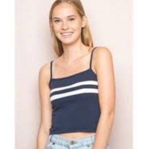 Brandy Melville Striped Faye Tank Top